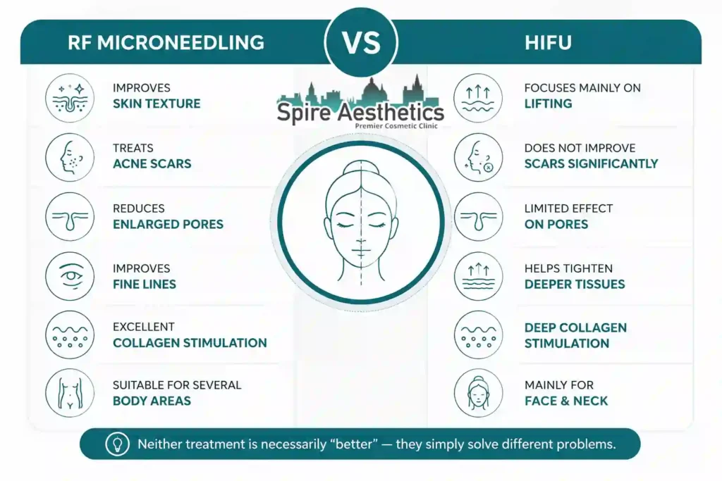 RF Microneedling vs HIFU: Which Treatment Gives Better Results Kent?
