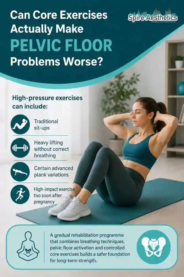Can Strengthening Your Core Alone Actually Make Pelvic Floor Problems Worse Kent?